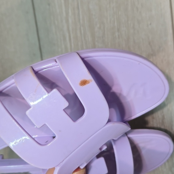 Sam Edelman Womens Bay Jelly Sandals Flats shoes sz 8 - Picture 4 of 12